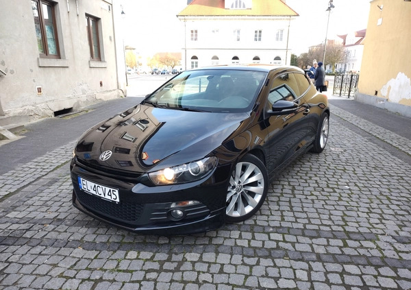 Volkswagen Scirocco cena 38999 przebieg: 153000, rok produkcji 2010 z Łęczyca małe 277